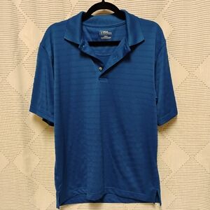 PGA Tour Classic Blue Polo Shirt Men's Size Medium